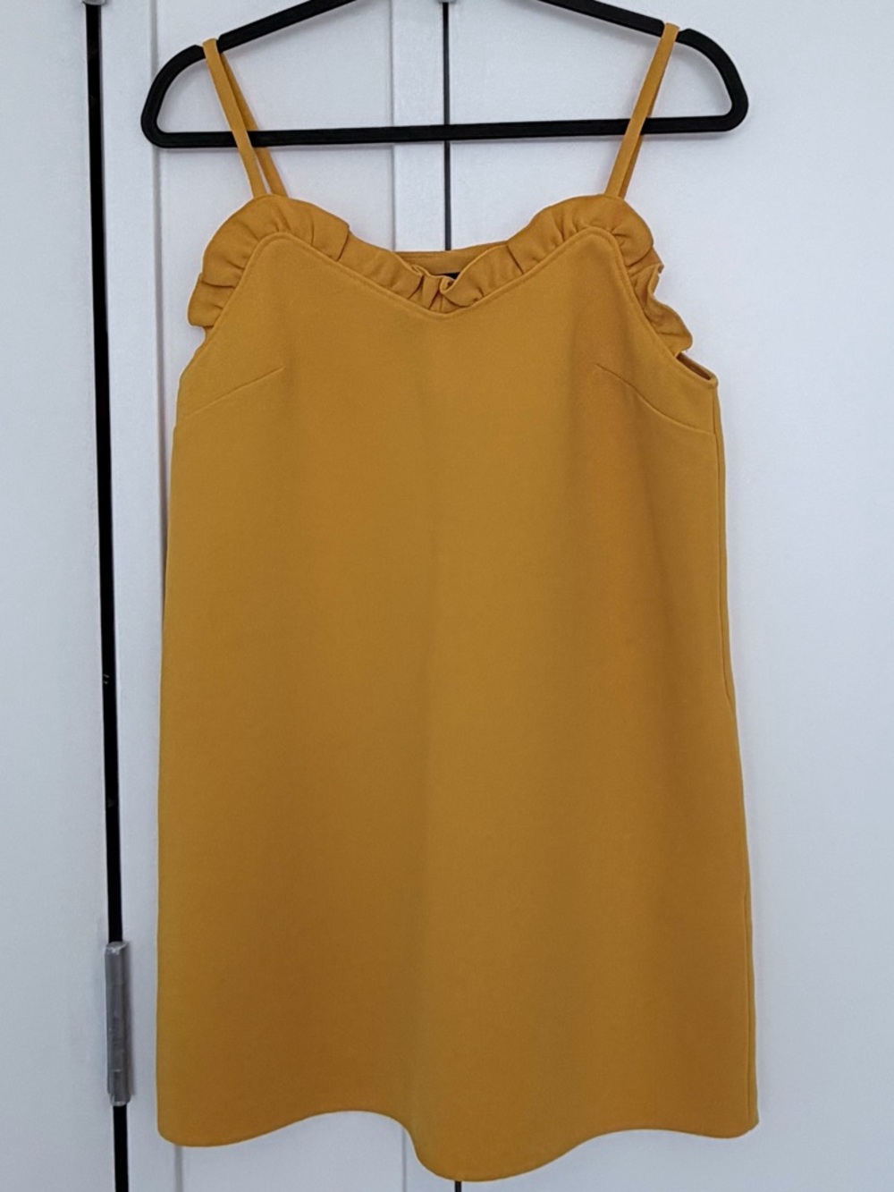 Topshop Yellow Mini Dress